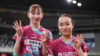 伊藤美誠・早田ひな 史上最多タイの4連覇！ダブルス20連勝を達成【全日本卓球】