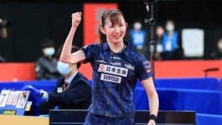 早田ひな、執念の逆転勝利で2年ぶりの決勝へ＜全日本卓球2022＞