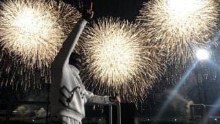 新庄監督がサプライズの花火ショー　2200発に「涙腺ヤバい」…選手も宿舎で鑑賞