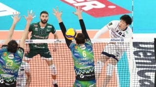 石川祐希のミラノ　首位ペルージャに敗れる