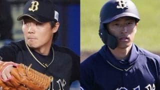 オリのキャンプ用キャップが「かっこいい」　山崎福＆福田の“明大コンビ”がアピール