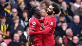 日本代表・南野拓実の同僚サラーとマネが「揃って準決勝進出」!笑顔での2ショットに「リバプールコンビ!」と歓喜の声