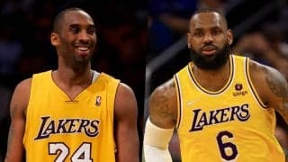 コービーの歴代出場試合数に並んだレブロン…2人の通算成績を比較すると？