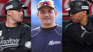 井口監督が3傑入り、助っ人コンビ上位浮上なるか　ZOZOマリン本塁打数トップ10
