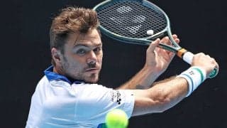 元世界3位ワウリンカが「約1年ぶり」のヒッティング、2度の左足手術から復活を目指す