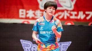 【Tリーグ】全日本ベスト8の大藤沙月、単複2勝　日本ペイントが首位攻防戦制す