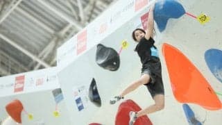 野中、伊藤、森らが女子準決勝へ。首位は大河内芹香【ボルダリングジャパンカップ2022】