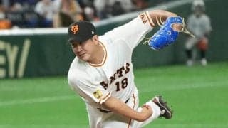 巨人・菅野が“ビタビタ真っすぐ”披露　緻密な制球「球の伸びえぐいしめっちゃ速い」