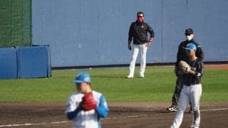 日本ハム新庄監督がマイク握って初の“紅白戦”指揮　「ゲーム形式のいい練習でした」