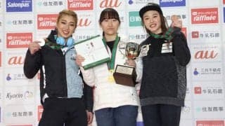 倉菜々子が国内女王に輝く　野中らを抑えて初の戴冠【ボルダリングジャパンカップ2022】