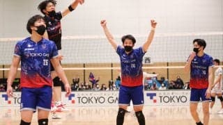 Vリーグの試合結果一覧と順位（V1男女・2月6日）