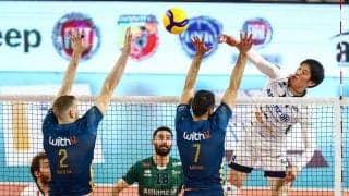 石川祐希のミラノ　フルセットでヴェローナに敗れる