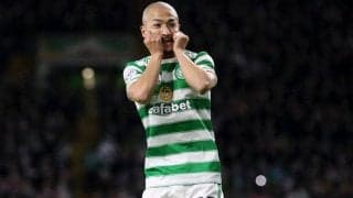 「外したと思ったのに」高々と舞い上がった前田大然の珍ゴールにファンも驚き「どんな軌道だよ」