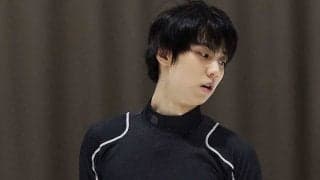 羽生結弦の初練習「カメラ60台超」が撮影　注目度に海外記者驚き「全ての目が彼に」