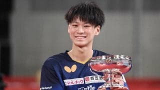 戸上隼輔が2冠達成！松平健太を破り初優勝【全日本卓球】