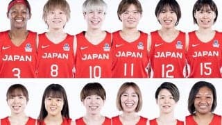 「FIBA女子ワールドカップ2022 予選」に臨む日本代表12名決定…渡嘉敷来夢が代表復帰