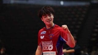 【Tリーグ】宇田幸矢「まだまだ卓球に打ち込まないと」”気持ち”で掴んだ単複2勝