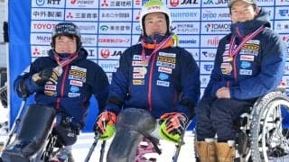 北京パラリンピック前のラストレース！　アルペンスキー男子座位３人が躍進を誓う