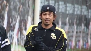 鷹・松田は「可愛すぎる38歳」　柳田らとキャンプ合流、お茶目な姿にファン大喜び