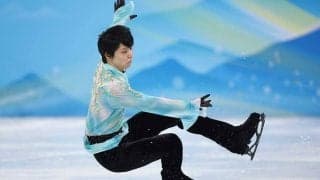 羽生結弦、4回転アクセル挑戦！　惜しくも転倒、合計283.21点　深々と一礼「ありがとうございました！」