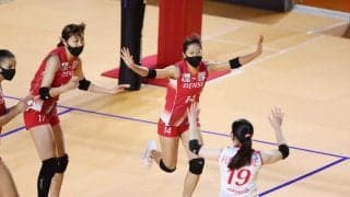 Vリーグの試合結果一覧と順位（V1男女・2月12日）