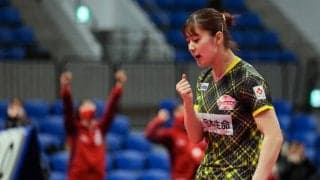 【Tリーグ】長﨑美柚、VMで”みゆう対決”制す　日本生命が3連勝