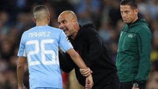 4得点完勝も…グアルディオラ監督はマフレズに改善求める「デュエルに少し弱い」