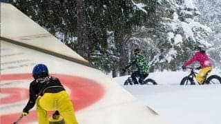 【北海道】スノーバイク×カーリング