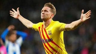 最後は10人同士の白熱バルセロナダービーは劇的ドロー!　L・デ・ヨングが値千金の同点弾《ラ・リーガ》