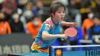【Tリーグ】芝田沙季が世界ランク21位のカットマンに勝利　日本ペイント、首位キープ