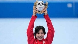 高木美帆、ぴょーんと跳ねた銀メダル確定の瞬間にSNS注目「少女に戻った」「可愛い」