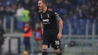ユベントス、ボヌッチがふくらはぎのケガで再離脱