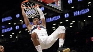 八村塁、ダンク4本などで今季最多20得点…復帰戦で勝利に貢献