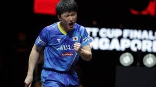 張本智和が1ランクアップの4位、戸上隼輔が大きくランクを上げて75位に浮上＜卓球・男子 最新世界ランク＞