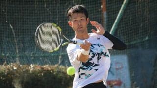 山﨑純平プロインタビュー「来年の全豪の予選にかかるようにランキングを上げたい」[2022年注目の若手男子プロ選手特集(1)]