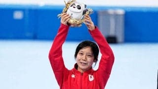 高木美帆、称え合った日本人スケーターとの抱擁に賛辞続々「ほんとにナイスショット」