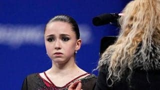 ワリエワのミス連発、五輪女王がTV解説中に涙の訴え「最悪のことが起きてしまった…」