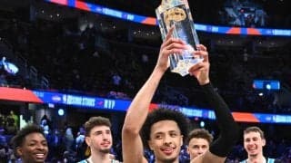 新ルールのライジングスターズが開催…優勝したチーム・バリーのカニングハムがMVP