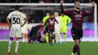 首位ミラン、最下位サレルニターナに痛恨ドロー《セリエA》