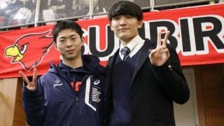 前嶋悠仁（日本航空高）と山元快太（仙台商高）が仙台で再会　関東大学1部リーグでの対戦にワクワク