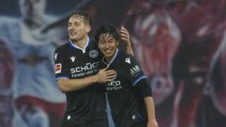 奥川雅也が止まらない!!またもビーレフェルトを勝利に導く｢決勝ゴール｣!遠藤渓太との日本人対決を制す!逆サイドを撃ち抜いた｢今季8ゴール目｣