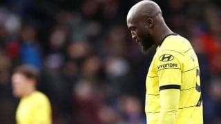 ルカクが空気過ぎる…フル出場のC・パレス戦でたった7回のボールタッチ