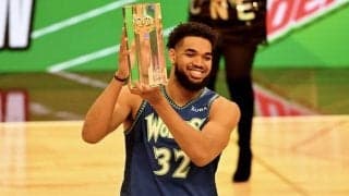 ビッグマンが3Pコンテストを制覇…カール・アンソニー・タウンズが初優勝を飾る