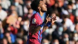 オーバメヤンが初ゴール含むドブレーテ!　メスタージャで4発完勝のバルセロナが公式戦3試合ぶりの白星《ラ・リーガ》