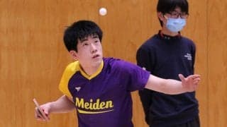 男女学校対抗組み合わせ決定　男子は明徳義塾と東山が同リーグに＜全国高等学校選抜卓球大会＞