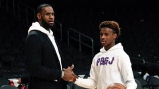 レブロンがブロニーとの共演を熱望「息子と一緒にプレーするためなら何でもする」