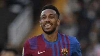 オーバメヤンが「バルセロナ加入後初ゴール」!GKが1歩も動けない「ニア天井ぶち抜き」シュートを含む2得点で勝利に貢献!