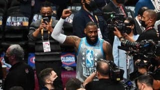 家族や友人たちの前で球宴を終えたレブロン「これ以上の瞬間は心に描けなかった」