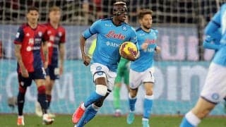 低調ナポリが土壇場オシムヘン弾で18位カリアリとドロー…主力不在で3バック変更も機能せず《セリエA》