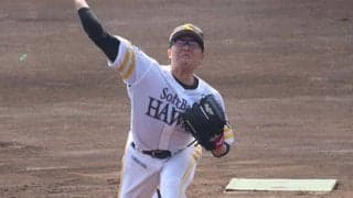 鷹・田中正義、最速156キロも「速いだけでは通用しない」　先発枠入りへの課題とは